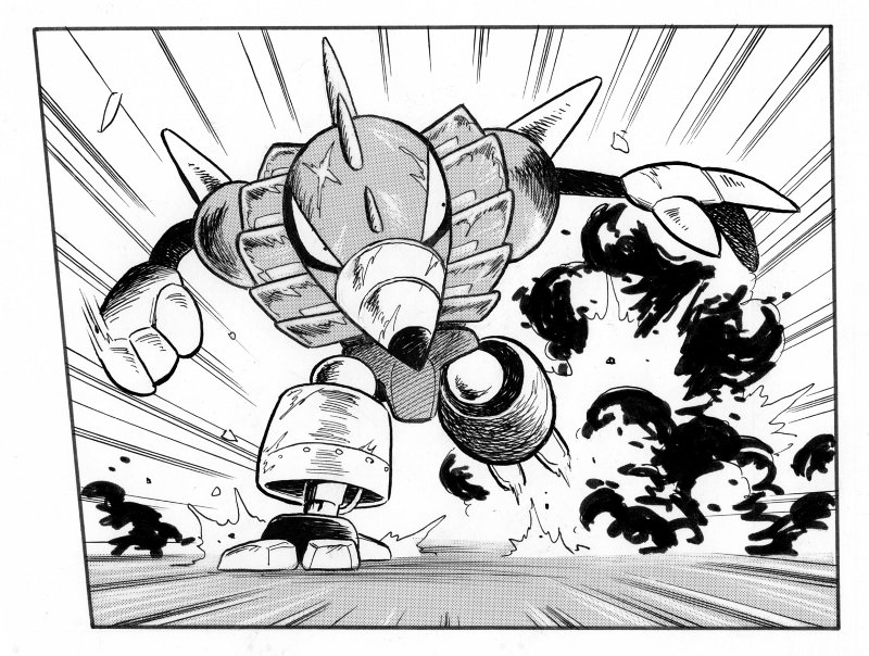 異世界サバイバル編の元になった『ホット・エア(仮)』という漫画の企画。『サイボーグクロちゃん』の前に出してボツになったものです。 