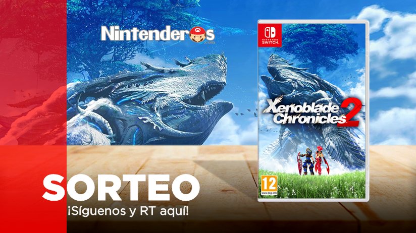 ¡Sorteamos una copia física de Xenoblade Chronicles 2 para Nintendo Switch! ¡Síguenos y RT aquí para optar a ganar! - nintenderos.com/2017/12/sortea…