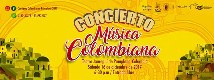 Está noche en #Pamplona reciben la #Navidad con #MúsicaColombiana