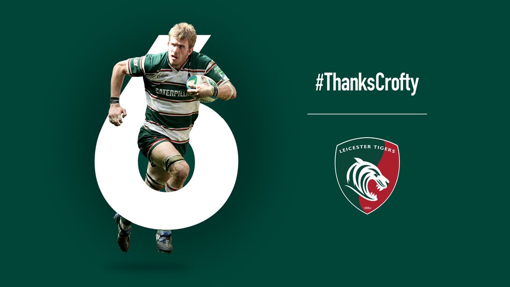 LeicesterTigers's tweet photo. #LEIvMUN 🏆 | Make sure you're in the stands at Welford Road before kick-off today to join us in saying #ThanksCrofty as we officially farewell retiring club legend, Tom Croft.

Full details available here ➡️ https://t.co/6gCce1VhLM https://t.co/6iSFvi6Hyy