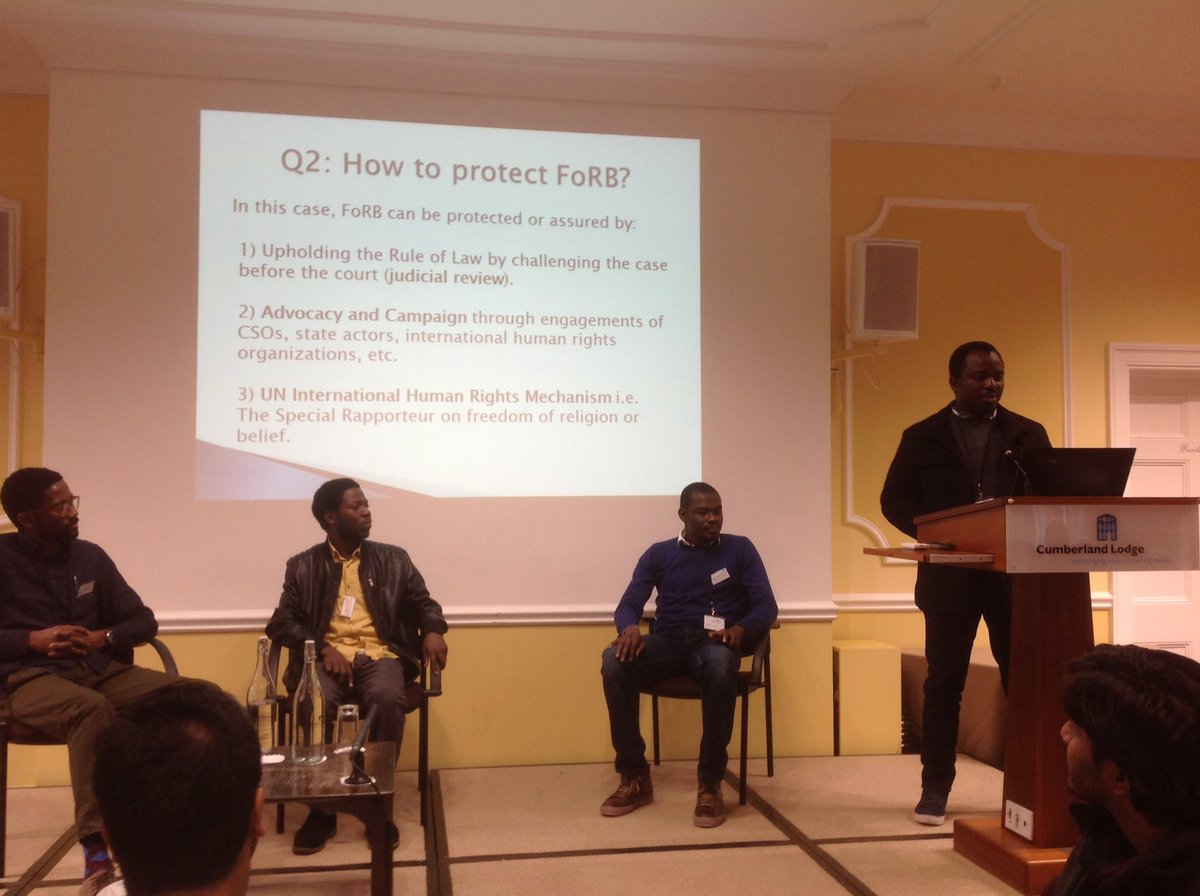 NdawanaY's tweet image. Born for this. #AcquireKnowledge #ShareKnowledge   Cumberland Lodge #FoRB 2017#CLFoRB