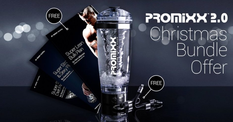 promixx's tweet photo. Order soon to ensure your PROMiXX arrives in time for #Christmas! #Free items worth $106.99 with every PROMiXX 2.0 ($48.99) https://t.co/m6Xd3ayoMr Act Fast! #deal #discount #ChristmasPresent https://t.co/fT90qsEqkx