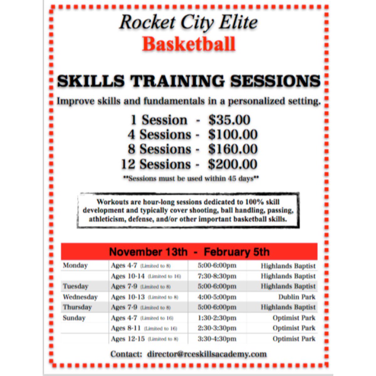 #rceskillsacademy - let us help you get to the next level!! Skills training sessions are now available. Please be sure to reserve your spot.