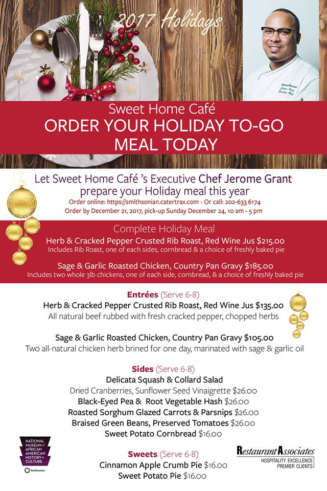 Next Exit History (@nextexithistory) on Twitter photo It's not too late! If you're in the D.C. area you can order your perfect holiday meal from the caterers at <a href="/NMAAHC/">Smithsonian’s NMAAHC</a> by December 21st! ow.ly/y8Ta30hfHPD It's not too late! If you're in the D.C. area you can order your perfect holiday meal from the caterers at <a href="/NMAAHC/">Smithsonian’s NMAAHC</a> by December 21st! ow.ly/y8Ta30hfHPD