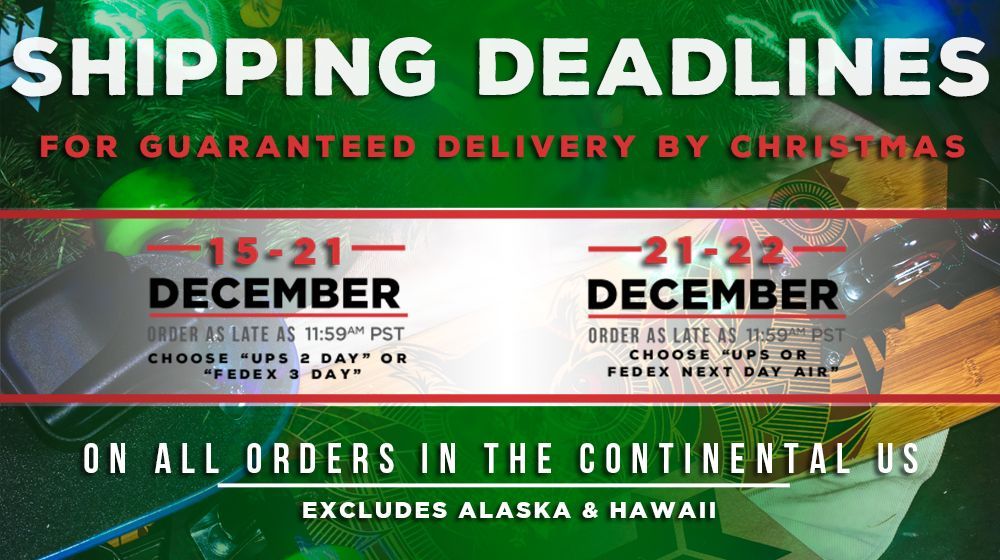 Freebord's tweet photo. No worries! You've still got time! Here are the shipping deadlines for Christmas deliveries! Head on over to https://t.co/n3Vw05Mpj8

#Freebord #Snowboardthestreets https://t.co/8Ehwo2FnHC