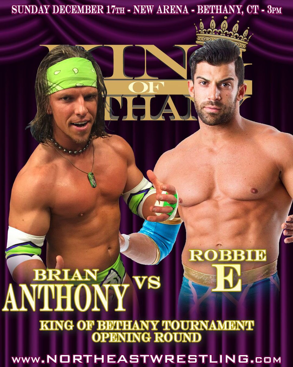 newwrestling1's tweet photo. Tomorrow the #KingOfBethany Tournament returns
12.17.17
Tickets available at https://t.co/84YAauuOji https://t.co/2hHEX0ULwd
