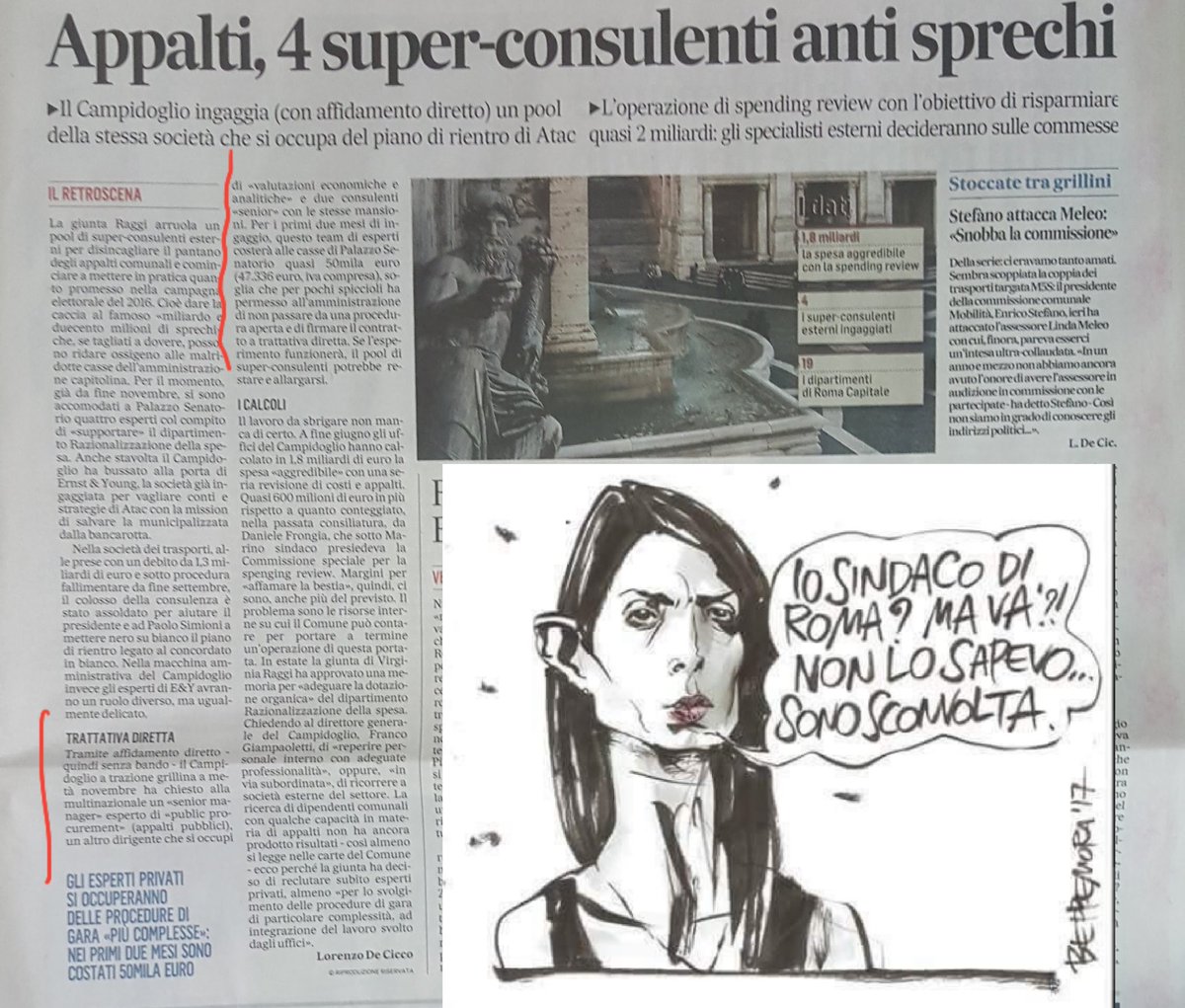 gq_gianni's tweet photo. Stanno #riempiendo il Campidoglio di #superconsulenti e #sempre ad "affidamento diretto", ma questi le #marchetteelettorali finiranno prima o poi a #pagarle? 😨😨😨😨😨 https://t.co/HEgSjNwypT