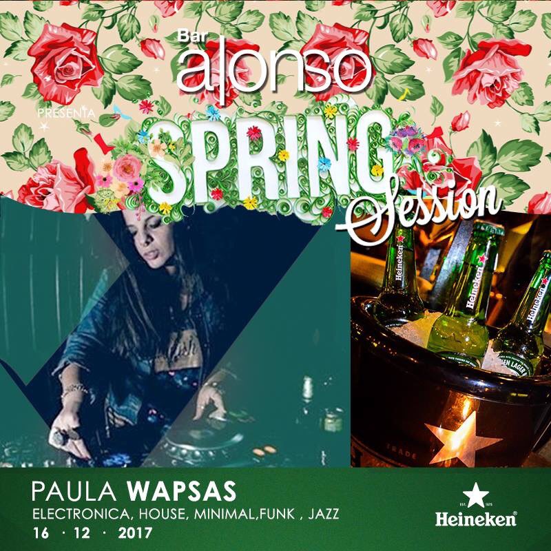 Un delicioso cóctel se disfruta aún más con una sesión de buena música y en el mejor ambiente de Vitacura. HOY DJ #PaulaWapsas presentará una selección de electrónica, funk y jazz junto a <a href="/Heinekencl/">Heinekencl</a> en nuestra terraza.

Reserva al 22 207 4480 o en reservas@baralonso.cl