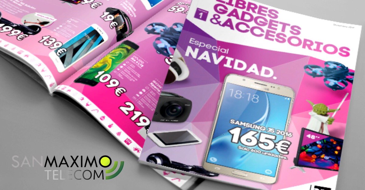GSanmaximo's tweet photo. Nuestra Revista Especial de Navidad esta esperandote en nuestras tiendas de #SANMAXIMOTELECOM, ven y te explicaremos todas las novedades ‼️ https://t.co/YdbV0V8Rcl