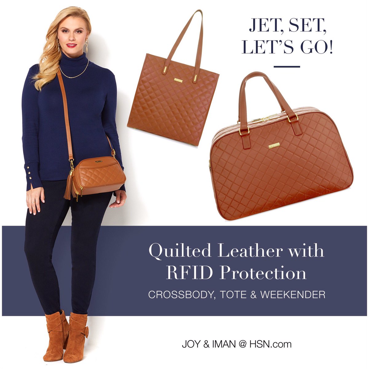 joy & iman crossbody bag