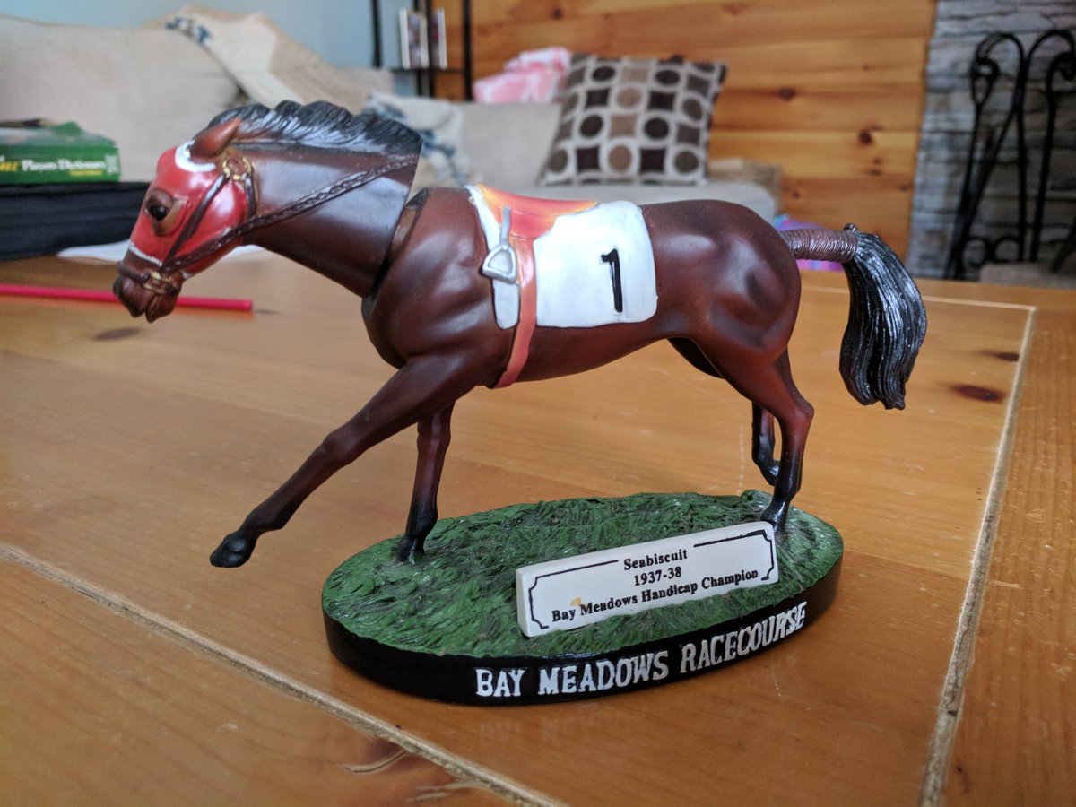 itskevyday's tweet photo. I found my Seabiscuit bobble-head!!! #seaby https://t.co/lg1Khp18Ya