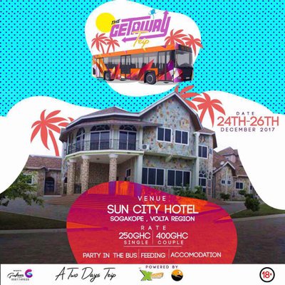 PlayMates16's tweet photo. the fee covers accomodation, feeding, transportation and all other activities included

#XmasInVolta 
24-26 december https://t.co/myVRGPrOHm