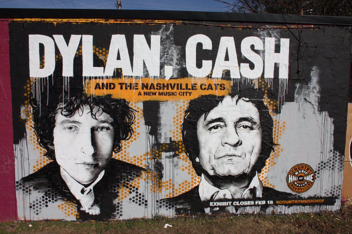 countrymusichof's tweet photo. Get out and enjoy the great weather today! Take a tour of the incredible murals around #Nashville, including our #DylanCashExhibit mural located in Five Points. Then stop by the Museum before Feb 18, 2018 to see the story of how Music City was changed by these talented musicians. https://t.co/JAsXU2SqL4