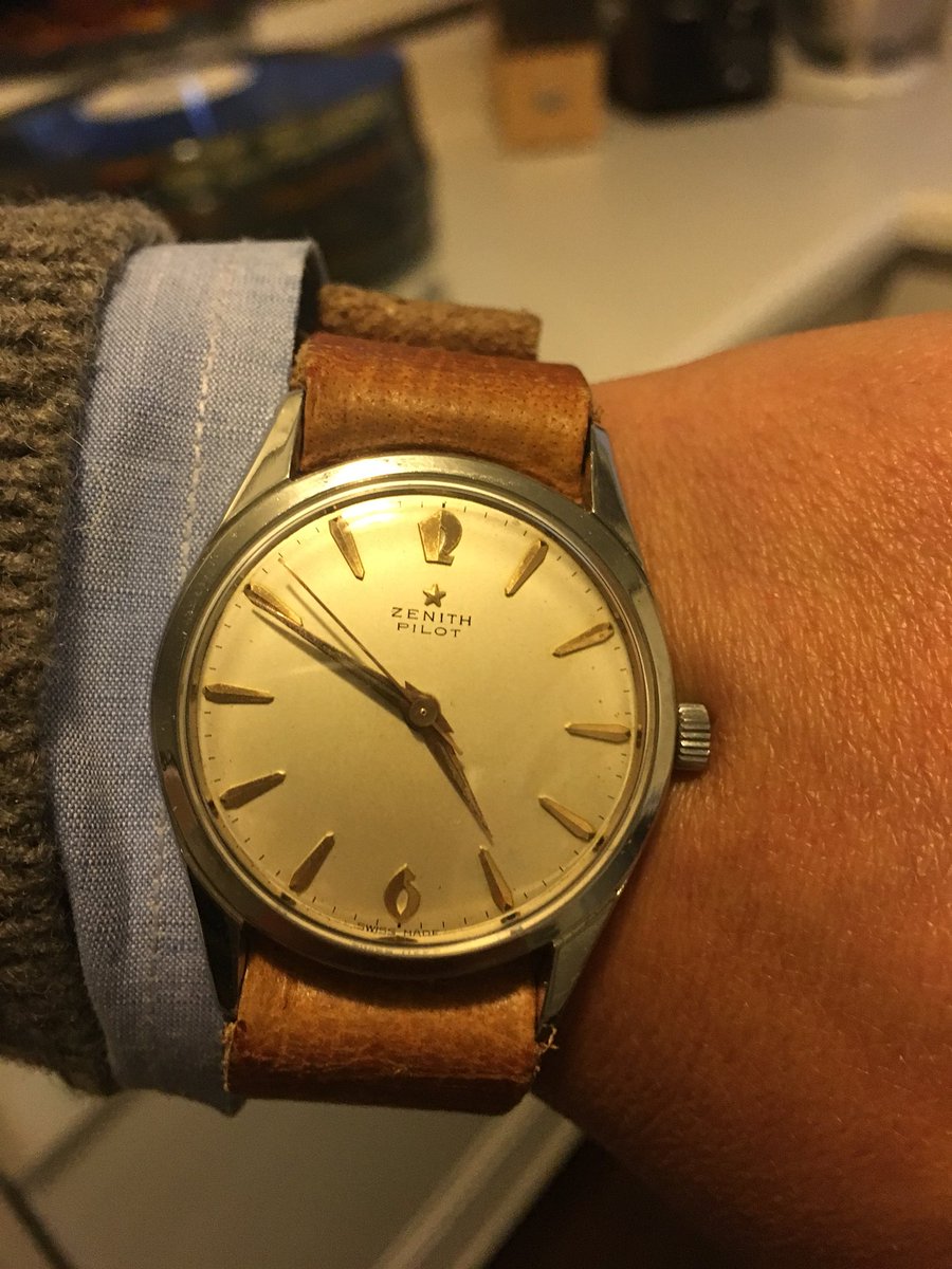 Newly acquired Zenith Pilot :) <a href="/watchuseek/">Watchuseek</a>