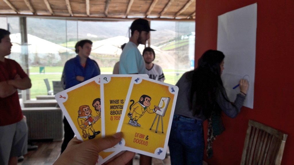 First, but definitely not last experiment with the #mentalmodelsgame as everyone found it useful and fun! <a href="/businessmonkeys/">Monkey Business</a> <a href="/villemonkey/">Ville Keksijä Keränen</a> #TeamAcademyPeru