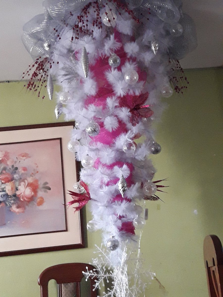 silcoree's tweet photo. el árbol de navidad de mi papá está en el upside down https://t.co/YVwijQtyqz