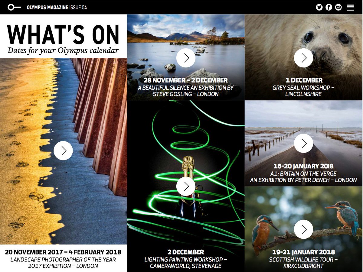 OM Digital Solutions (@olympusuk) on Twitter photo Workshops, masterclasses & more. Read the latest issue of <a href="/OlympusMagazine/">Olympus Magazine</a> to see what #Olympus events are coming up
bit.ly/OlyMagWhatsOn54 Workshops, masterclasses & more. Read the latest issue of <a href="/OlympusMagazine/">Olympus Magazine</a> to see what #Olympus events are coming up
bit.ly/OlyMagWhatsOn54