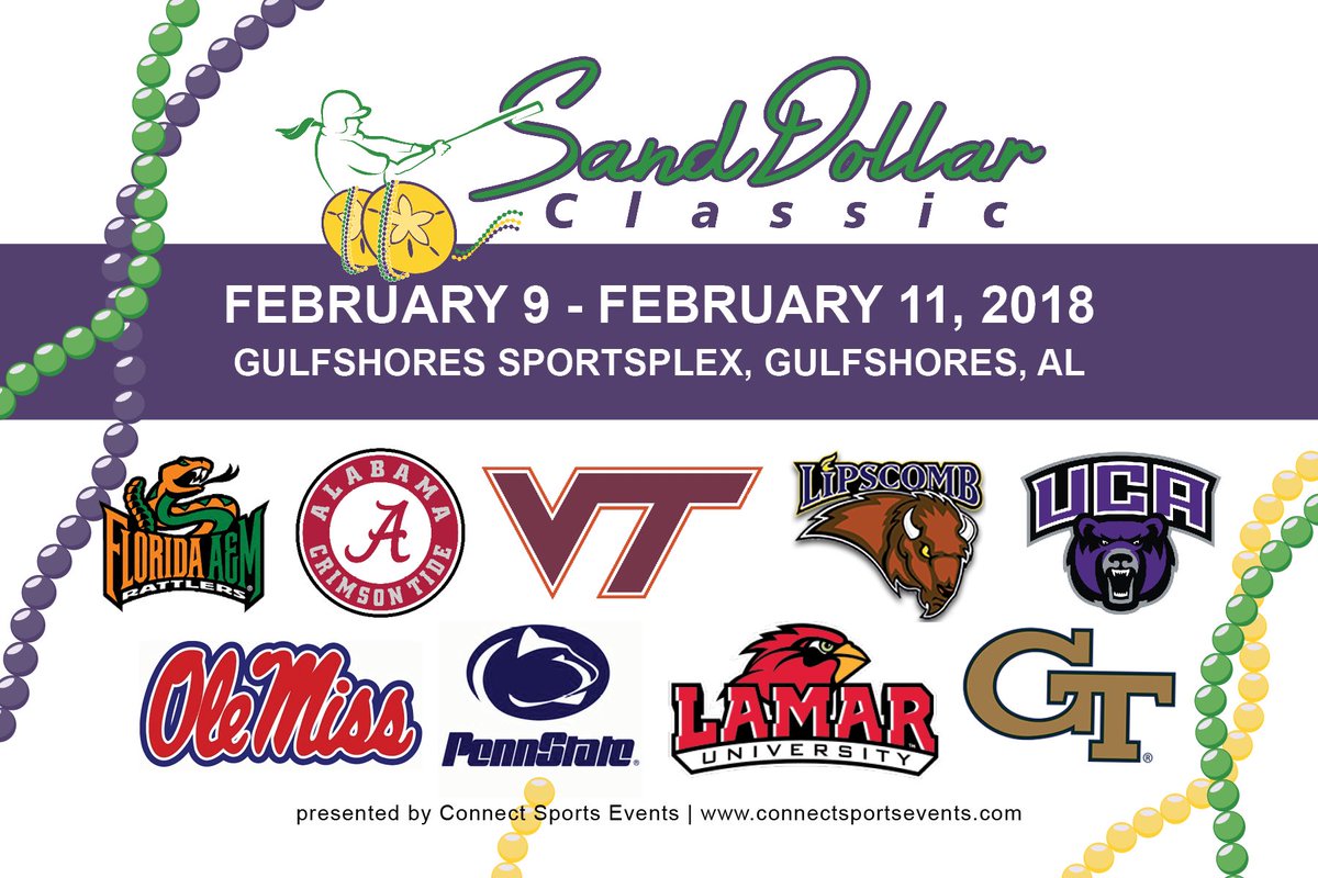 Both of these All SEC pitchers bringin’ it 🔥at the beach February 9-11 🏖 Gulf Shores SportsPlex ‼️Discount Tickets 🎟 On Sale Now connectsports-events.com/sand-dollar-cl…