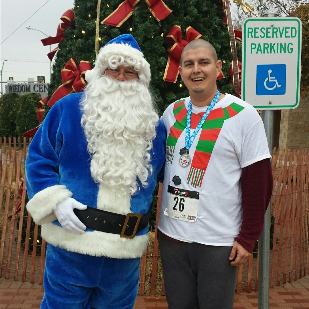 PleasAthCntr's tweet photo. PAC Team would like to congratulate Chris Rackley on coming in 3rd place in the men's division @ the 5k Santa run.
#santarun2017 #pacpeep #congratulation
#5krun #wereproudofyou #motivatesomeone https://t.co/es36hPu1xk