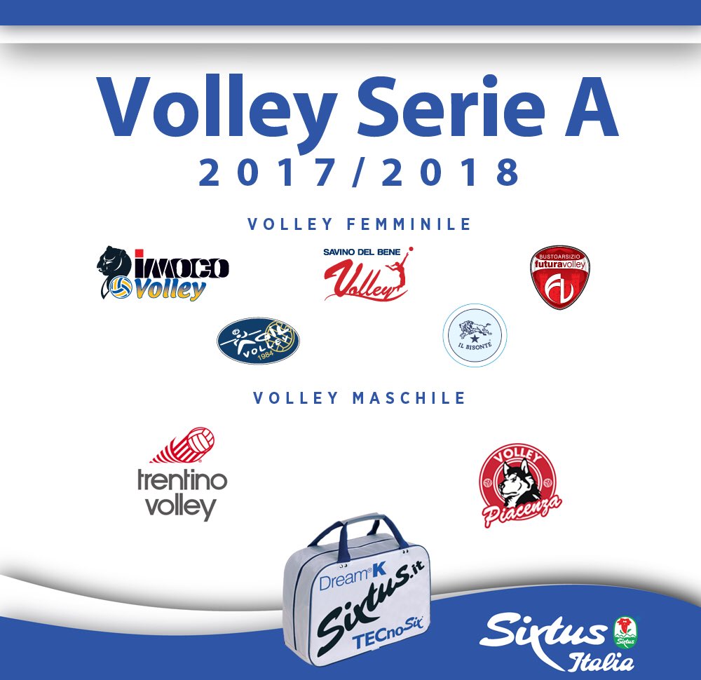 SIXTUSITALIA's tweet photo. Femminile o maschile non fa differenza... per noi di #Sixtus conta l’amore e la passione per lo #sport. Anche nel #volley🏐 al fianco dei nostri partner #SixtusItalia #partnership #improvesperformance https://t.co/zSEDcFmZc4