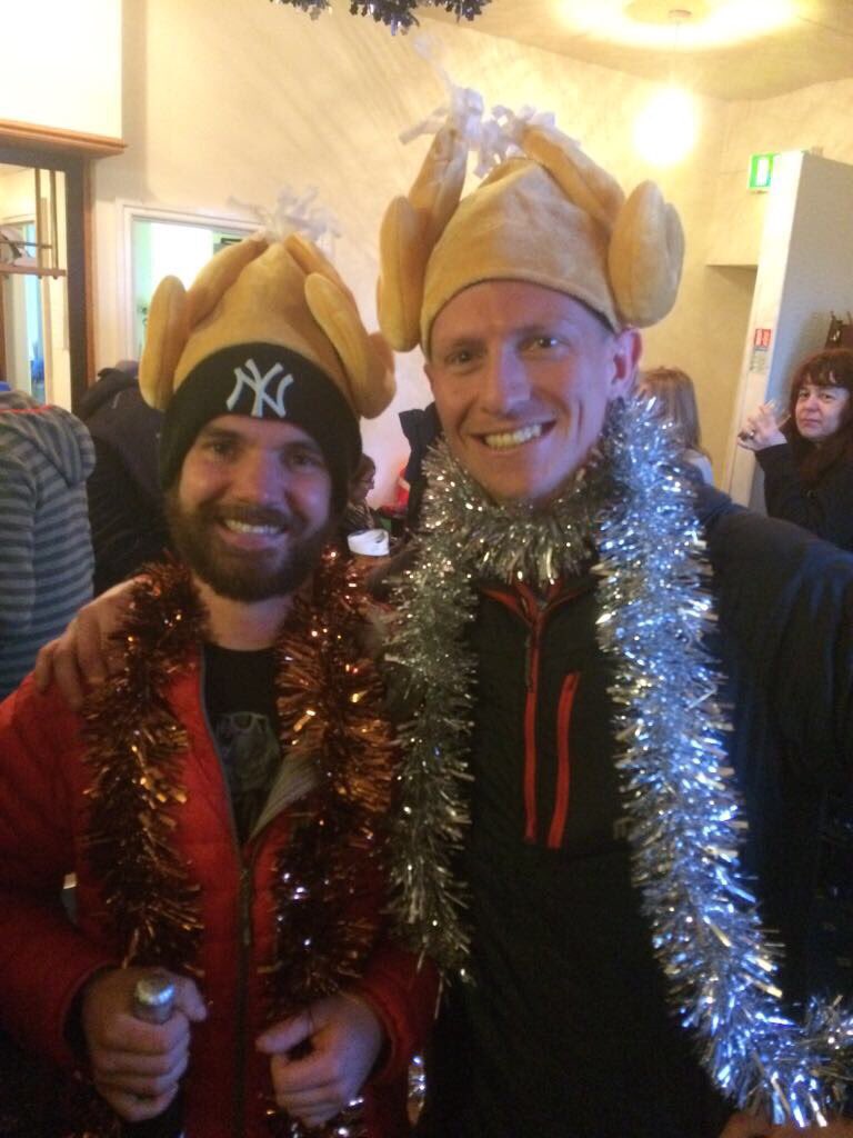 GaryPriestley7's tweet photo. Me &amp; @JoshTighe had a good run out @TrotTurkey this afternoon 👍 top run from @CBELL1982 to pip me for the win #HappyChristmas #inov8 #trailrunning https://t.co/OGDN759Uvy
