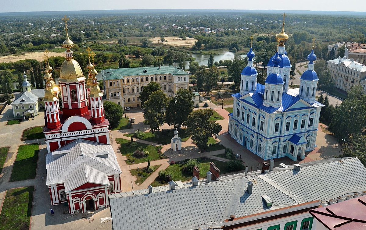 Какой сейчас тамбов. Казанский мужской монастырь г. Тамбова, Тамбов. Казанский монастырь (Тамбов) достопримечательности Тамбова. Казанский мужской монастырь сверху Тамбов. Вознесенский монастырь (Тамбов).