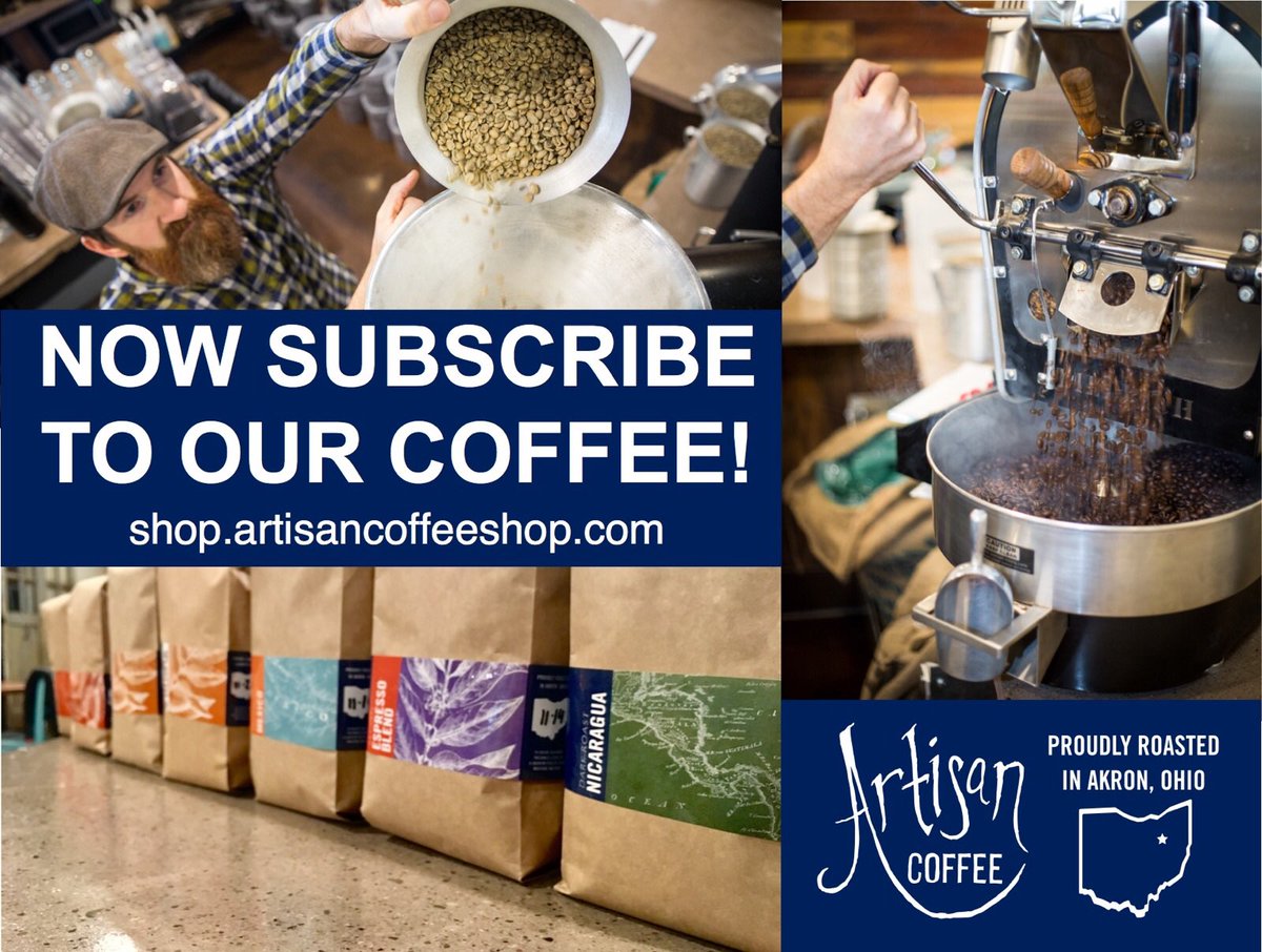 Are you looking for a great gift idea? Now you gift an Artisan Coffee subscription box! We will roast, bag, and ship beans every month, for as many months as you'd like. Also, you can choose to set up ongoing, pay as we ship subscriptions! shop.artisancoffeeshop.com
