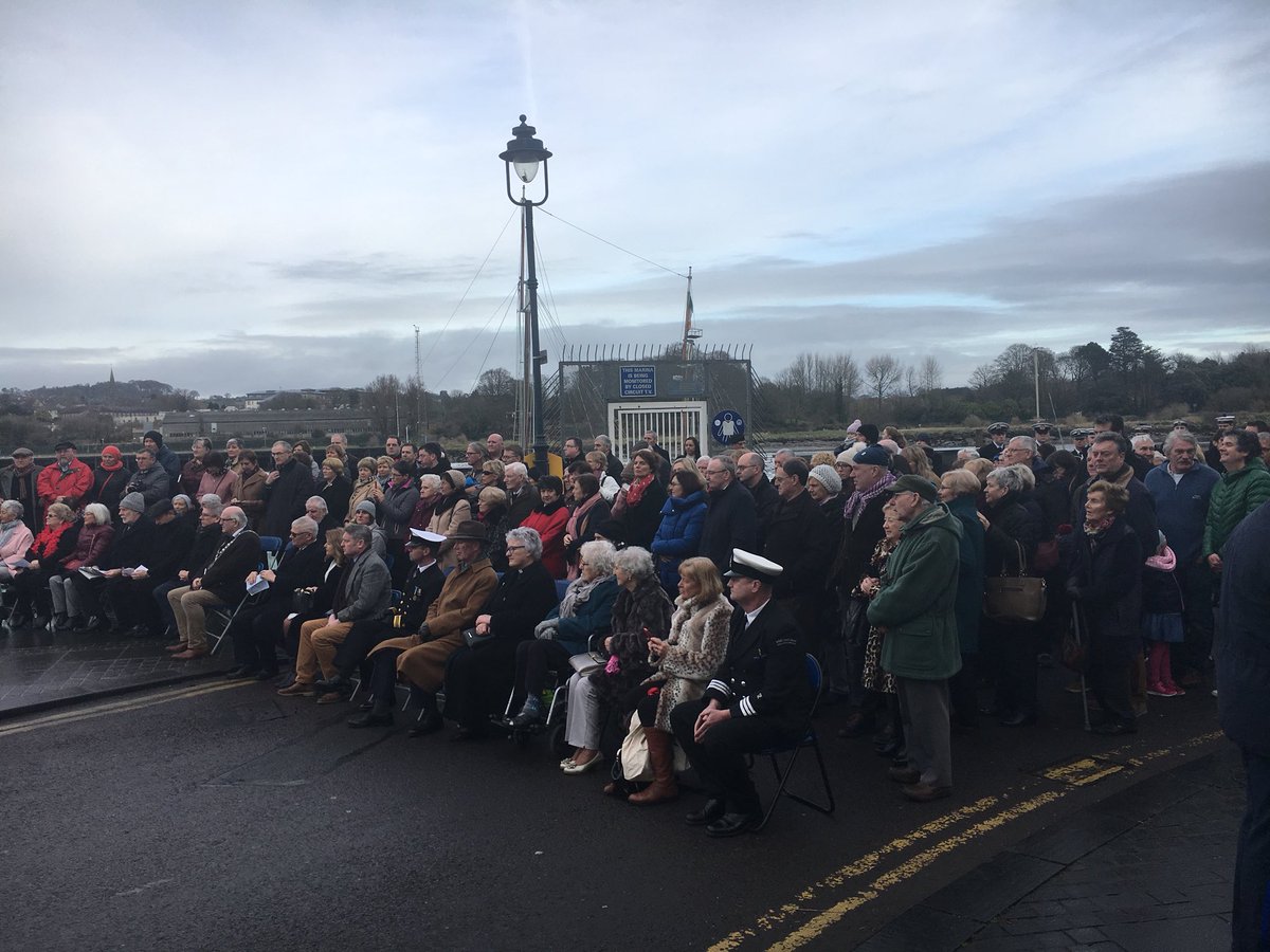 FriendnFoe1916's tweet photo. Well Done to everyone who turned out today to commemorate loss #SSFormby #SSConingbeg 100 Years ago this Weekend with loss 67 innocent #Waterford lives by #UBoat #U62 #WW1 #RememberAndNeverForget https://t.co/bl6nUBQzEV
