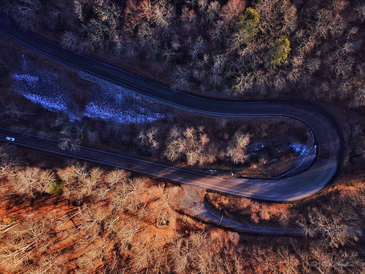 A few of the more straighter roads from SWVA #crookedroads #appalachianroads #Swva #mountainroads
