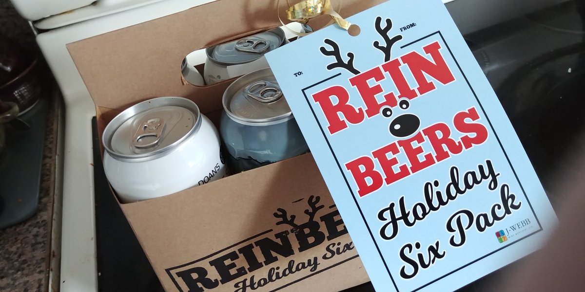 boozereviewsca's tweet photo. Just one of six great beers in the @JWebbWine Reinbeer six pack! This will be shown as Bonus Video #16 and maybe others. @benchcreekbrew 2 for 2 on your villainous series. Love the Smokey and the Bandit art work! #24DrunkenDaysofDecember #BoozeReviews https://t.co/WHTJswOsnc