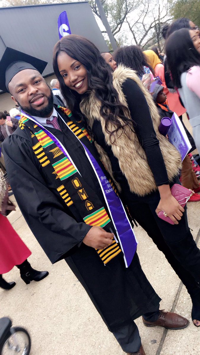 missmuffinn's tweet photo. Congrats to my friends favorite cousin. His hard work and long nights paid. It wasn't easy, but my boy secured the bag. #SFA17 #itsupdea ❤️ https://t.co/6x0hz4lH4R