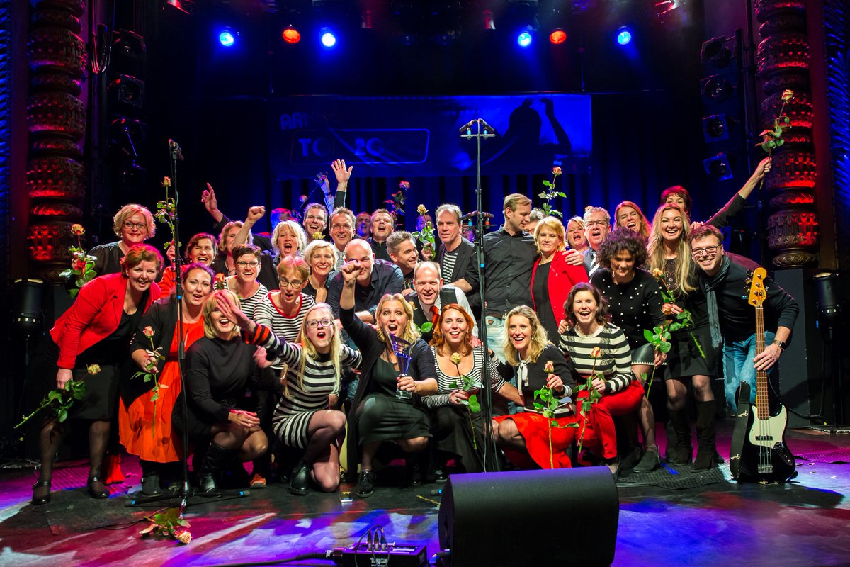 Popkoor Repeat uit Duiven won vandaag de TOP2000 Popkoren Contest. Van harte allemaal!!!