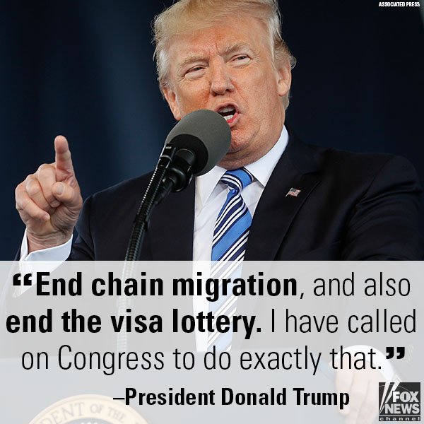 FoxNews's tweet photo. .@POTUS has used his weekly address to once more call for big changes in U.S. immigration policy. https://t.co/HRfeFP5vpN