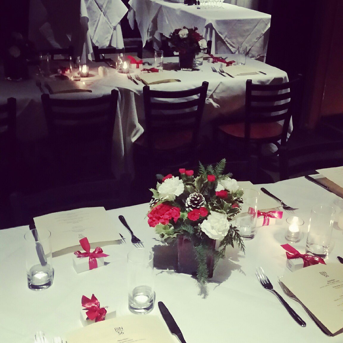Another great private holiday party all done! It’s the most wonderful time of year. We love helping businesses and families toast the festive season. #theholidayseason #holidaysareforwine #westloopdining #privateeventschicago #privatediningroom #bin36 #loveourcustomers
