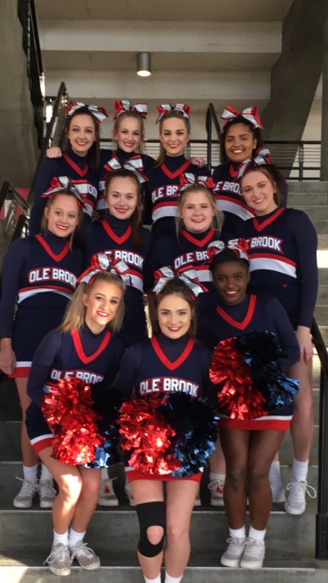 OleBrookCheer's tweet photo. We haven’t received awards yet, but we couldn’t be prouder of this group of ladies! Way to represent! #OBCheer #BHS https://t.co/mwSKv6BRzC