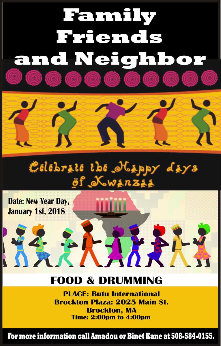 butuinter's tweet image. Kwanza celebrations with Brockton Cultural Exchange