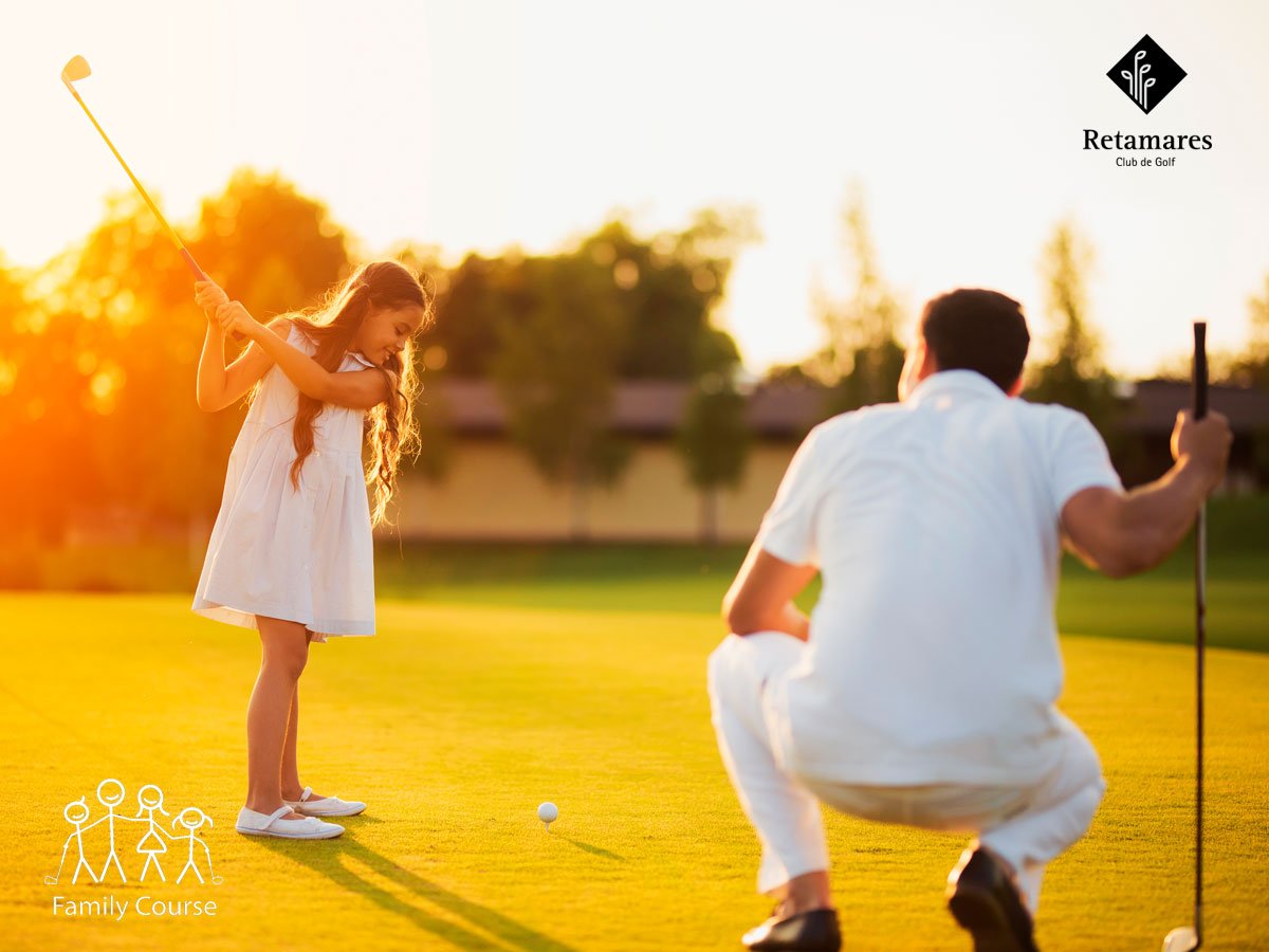 Retamares_Golf's tweet photo. Mañana peques y mayores podrán disfrutar del #golf en familia de una nueva jornada en nuestro #FamilyCourse ¡Te esperamos! https://t.co/AzeBGb20z0