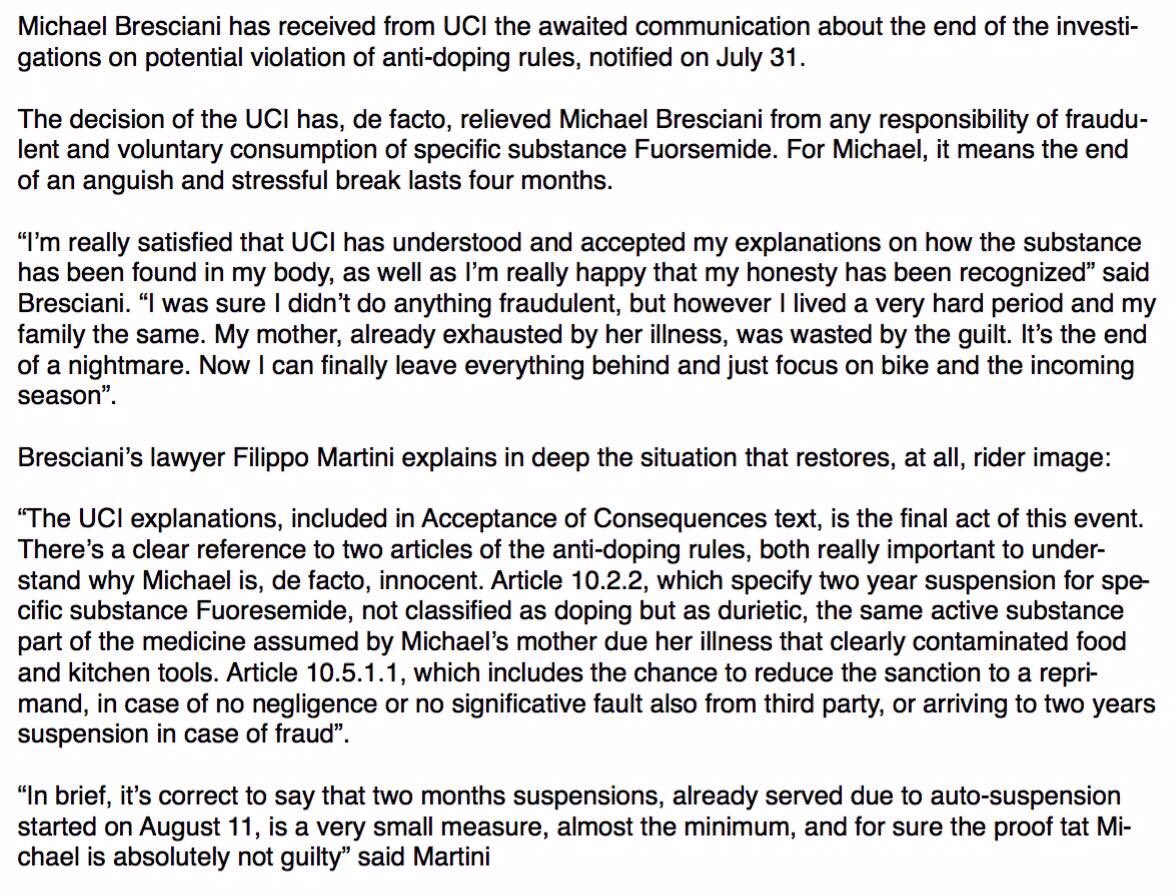 It's like seeing the light at the end of the tunnel, both for me both for my family. I knew I was innocent and finally facts proved I was right. Thanks to all the people who gave me support and trust in me
