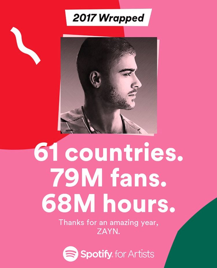 ZaynJMNews's tweet photo. #IG | firstaccessent: 2017’s Spotify Wrapped 🎧🎤🎼🎹 https://t.co/npWCB3EwxD