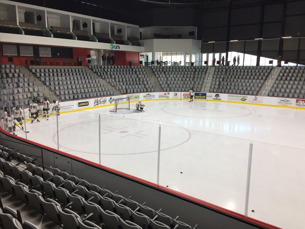 Warm up in Edmundston vs Bulls #gomatrixgo