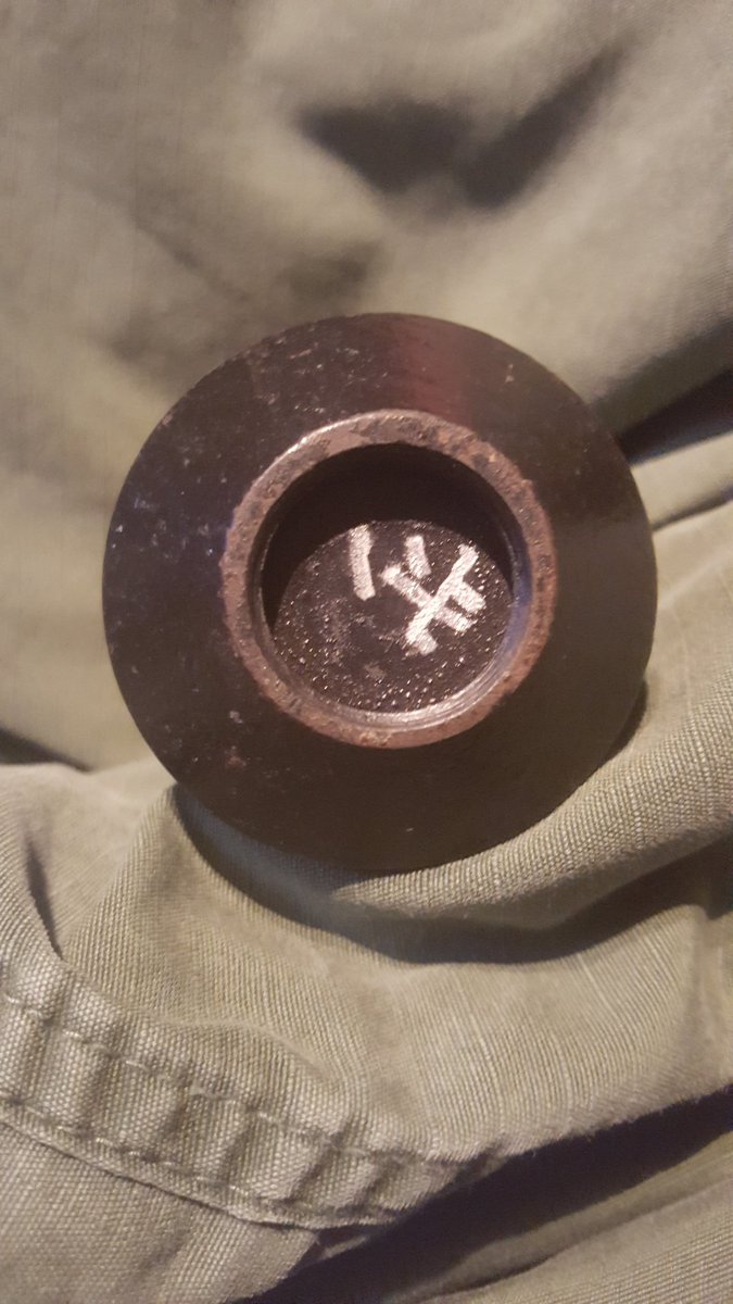 WW2_Collection_'s tweet image. Original WW2 Japanese Type 91 grenade for the battle of Bougainville. Veteran bring back.