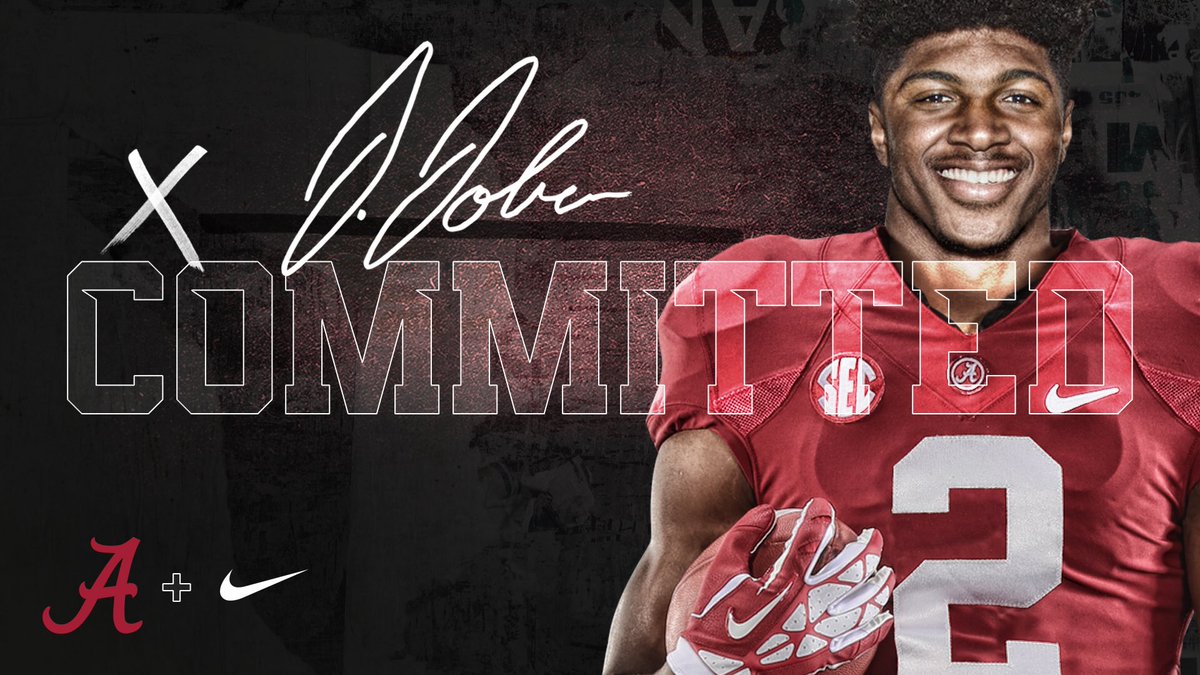 I want to thank all coaches from the University of Miami but at this time I have to do what is best for me, my future and my family. I will be signing with the University of Alabama on December 20th. #Rolltide