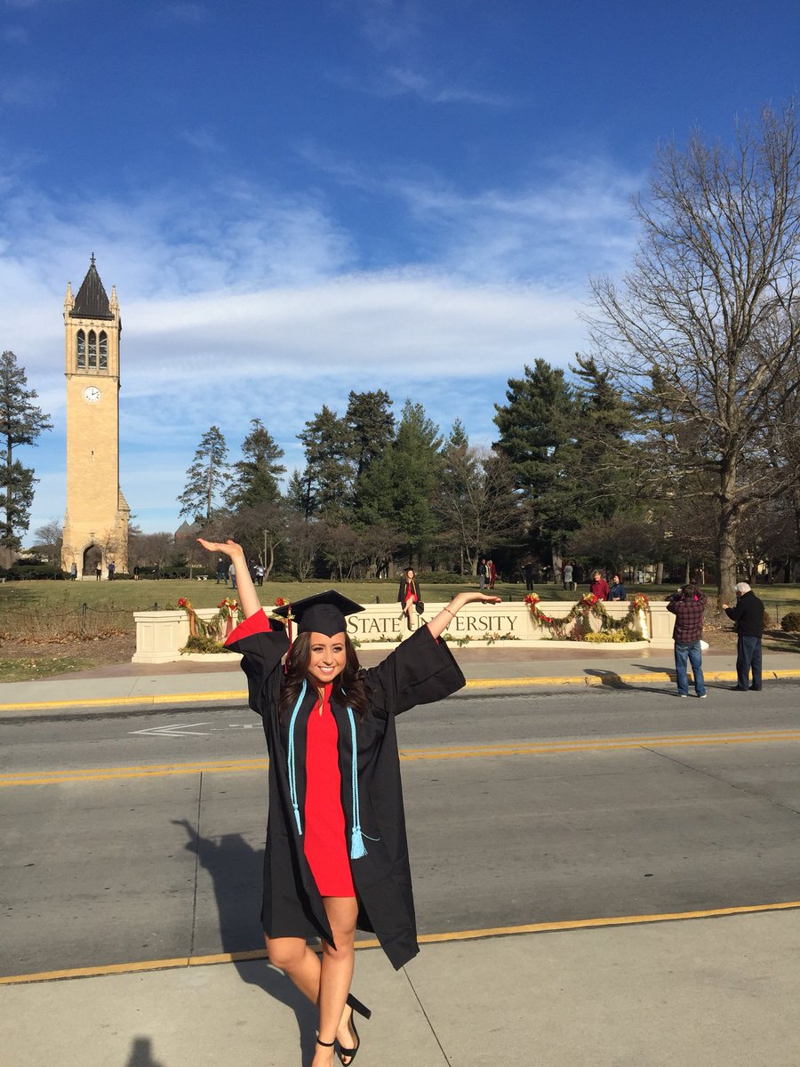 liz_teach's tweet photo. #cyclONEgrad congrats Morgan Mann #newteacher https://t.co/WdnXQ1GOMs