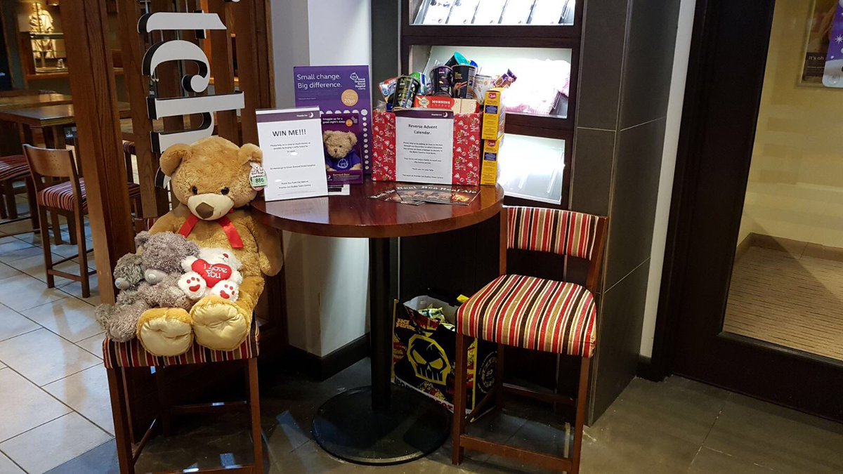 All about giving back this Christmas at <a href="/pi_dudley/">PI DudleyTC</a> 🎅🏻 Teddy Bear Tombola for <a href="/GreatOrmondSt/">Great Ormond Street Hospital for Children</a> and our Reverse Advent Calendar for the local food bank is going so much better than we ever expected. 💝 <a href="/JohnCEnglish1/">John English</a>