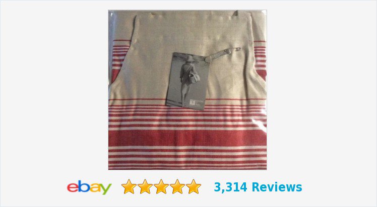 duchesshazard's tweet photo. Perfect gift for a #foodie...#Libeco #Apron Amherst Flax Red Stripe 100% #Linen #Kitchen Restaurant https://t.co/mB7NvqvFDk https://t.co/OMfZBHhspZ