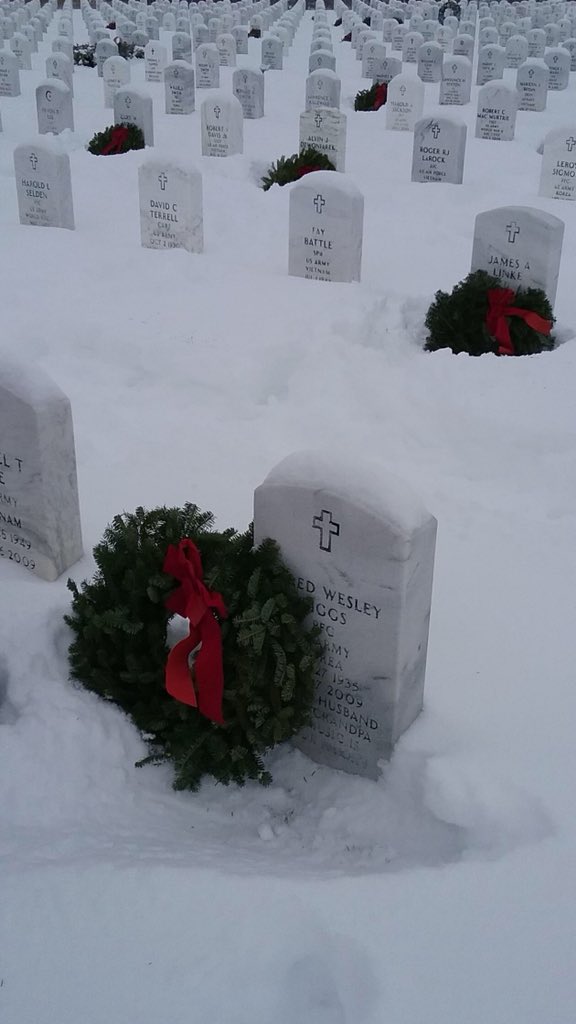 troop407's tweet photo. Today we honor those who have served with Wreaths Across America event at Great Lakes National Cemetery. #WAA2017 https://t.co/o3q4FaJKSQ