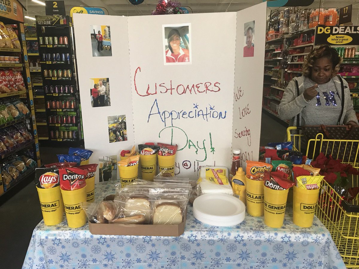 Joeanderdg's tweet photo. SM Natalie in #WestPointMS #DollarGeneral is truly committed to serving her customers Everyday! Happy Customer Appreciation Day from Natalie and team!
#EveryDayHero #CustomersAreFirst https://t.co/vy86jXwHBk