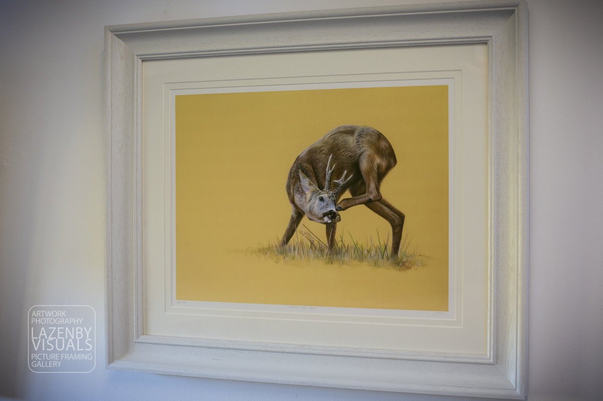 LazenbyVisuals's tweet photo. Two great prints by @CoralRoseArt that we've framed, collected and on their way today. @VisitHelmsley #art #roedear #yorkshire #helmsley https://t.co/Wp1fP0yzOB