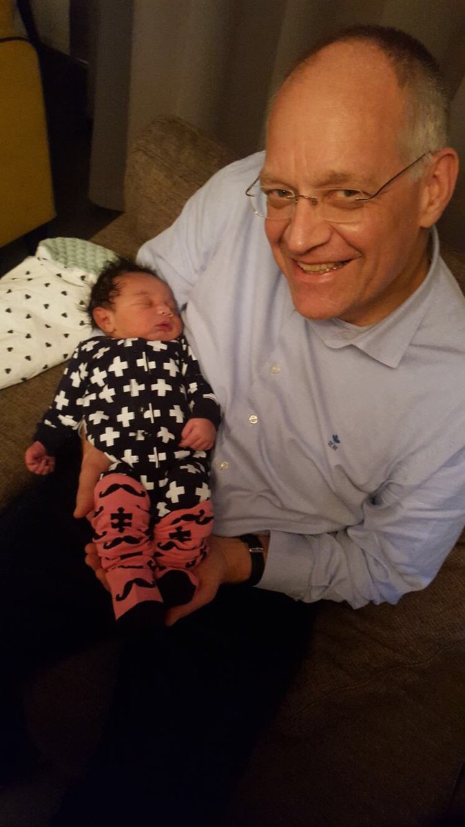 2 days old granddaughter Isadora welcome to the world and to the #pinksocks tribe