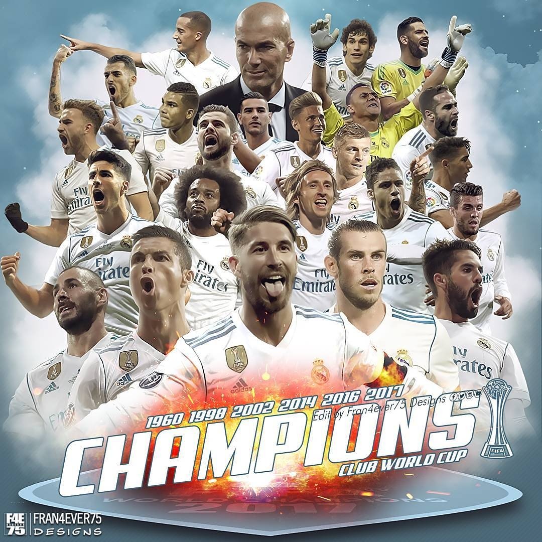 🙌 ¡¡CAMPEONES!! 🙌
ㅤㅤ
¡¡CAMPEONES!! ¡¡CAMPEONES!! ¡¡CAMPEONES!! ¡¡OOEEEEEEEE!! ¡¡OOEEEEEEEE!! ¡¡OOEEEEEEEE!!

🏆CLUB WORLD CUP CHAMPIONS 2017